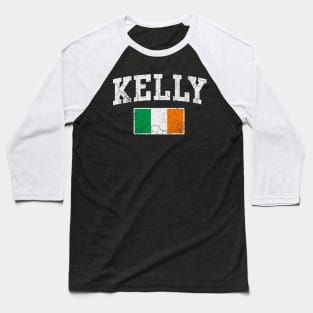 Kelly Irish Name Surname St Patrick's Day Ireland Flag Baseball T-Shirt